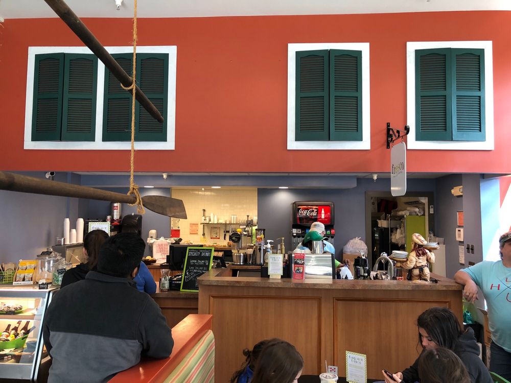 Fresco Italian Cafe on the Canal Canal level; take steps down by Michigan St bridge, 340 W Michigan St, Indianapolis