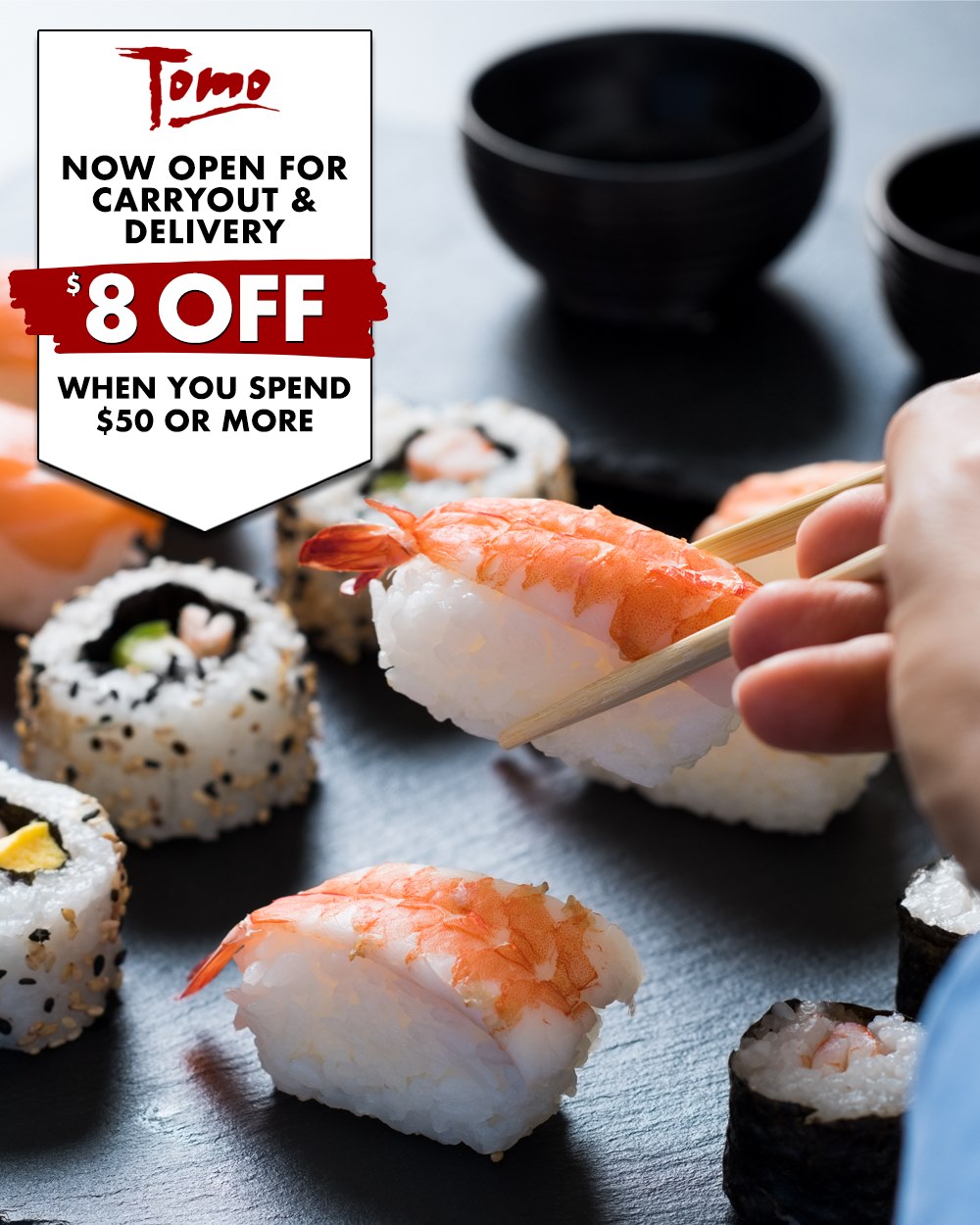 Tomo Japanese Steakhouse 7411 N Keystone Ave # A, Indianapolis