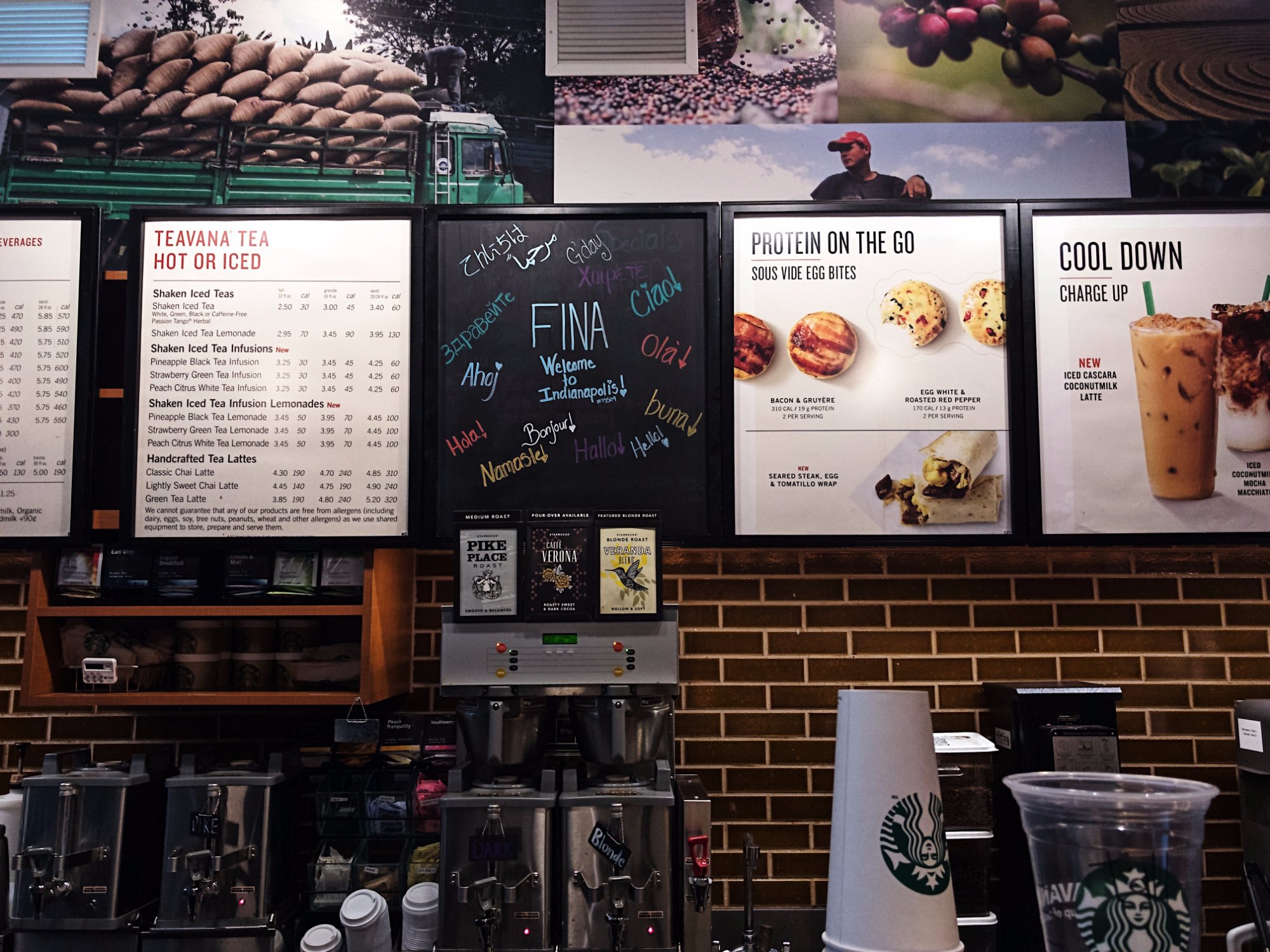 Starbucks Menu