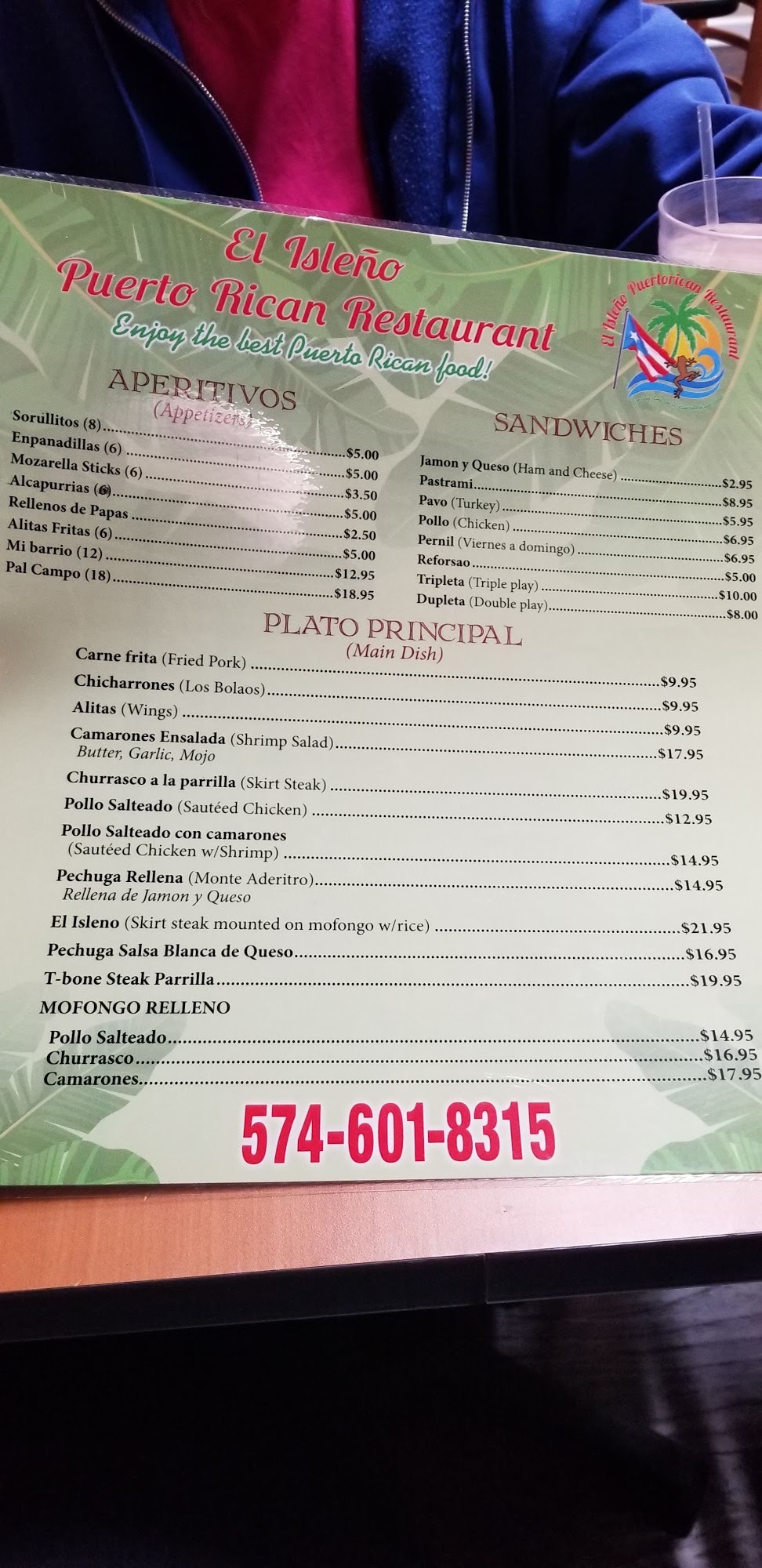 El Isleño Puertorican Restaurant ?? Menu