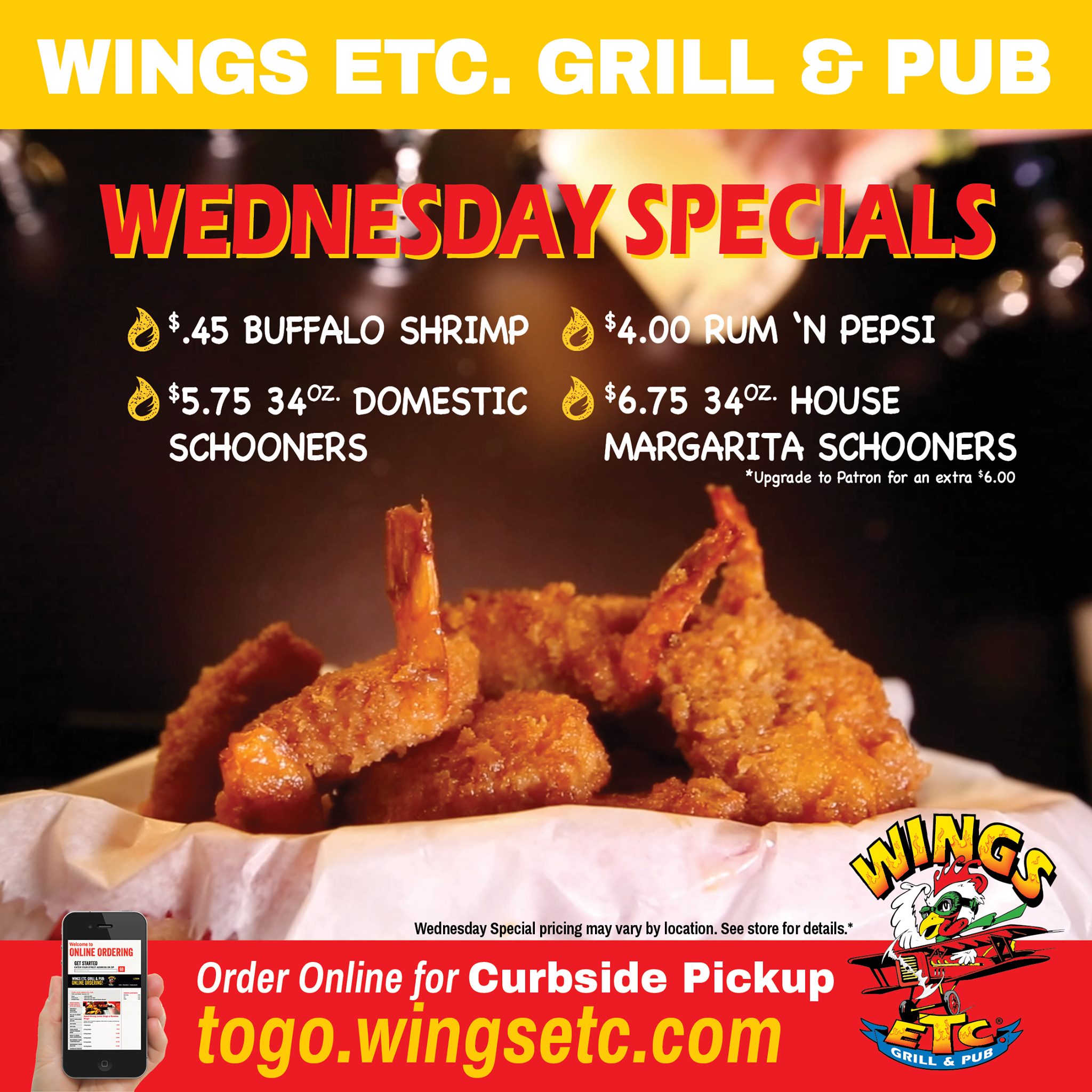 Wings Etc. 390 Rochester Crossing Dr, Rochester