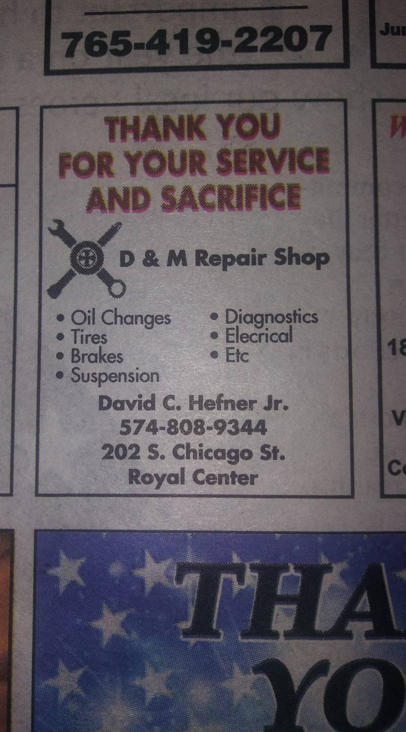 D & M Repair Shop