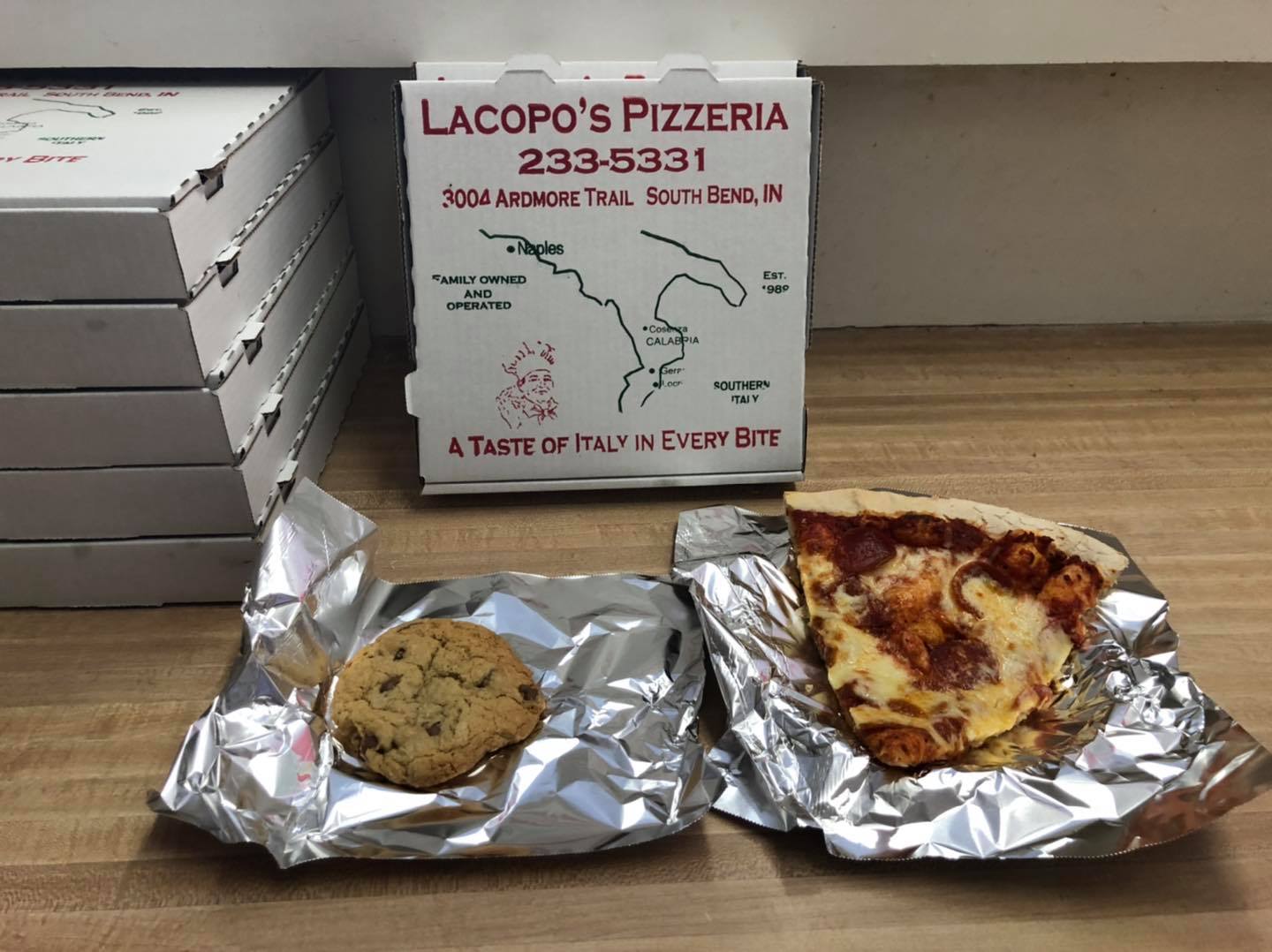 Lacopo's Pizzeria 3004 Ardmore Trail, South Bend