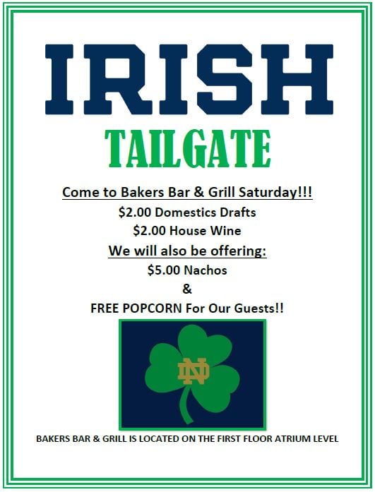 Baker's Bar and Grille 123 N St Joseph St, South Bend