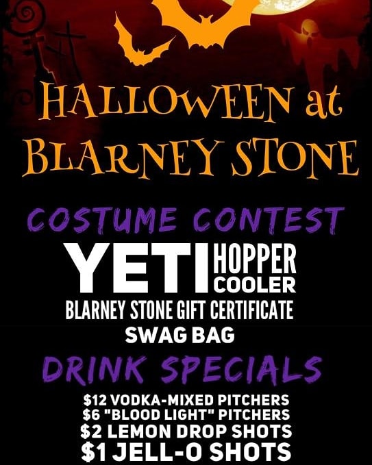 The Blarney Stone Menu