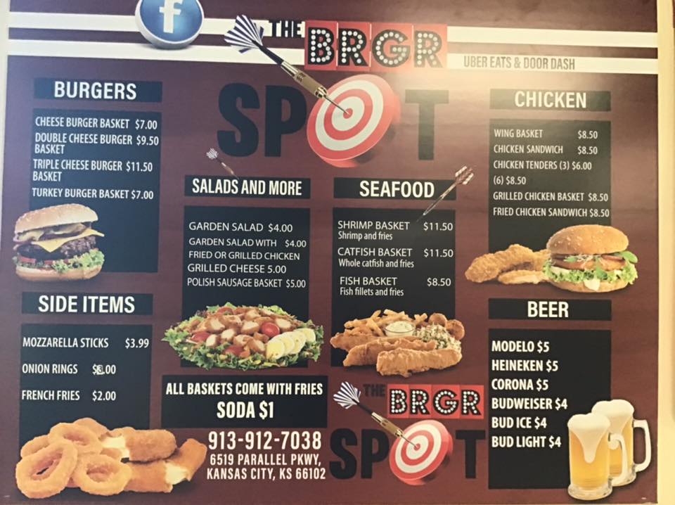 THE BRGR SPOT 6519 Parallel Pkwy, Kansas City
