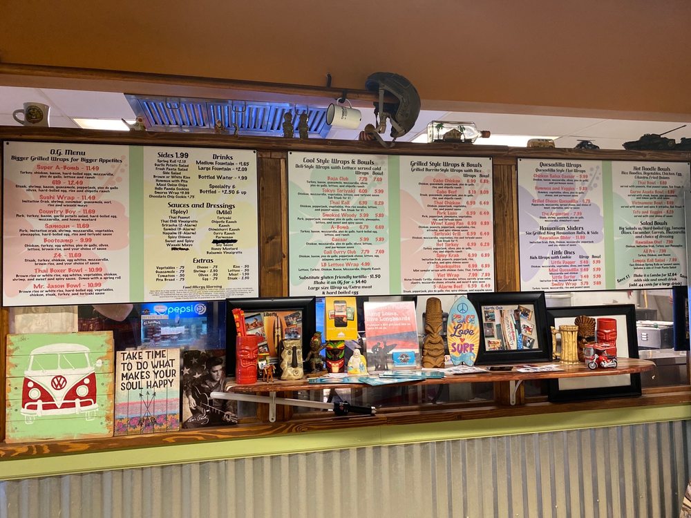 Longboards Wraps & Bowls 5415 Johnson Dr, Mission