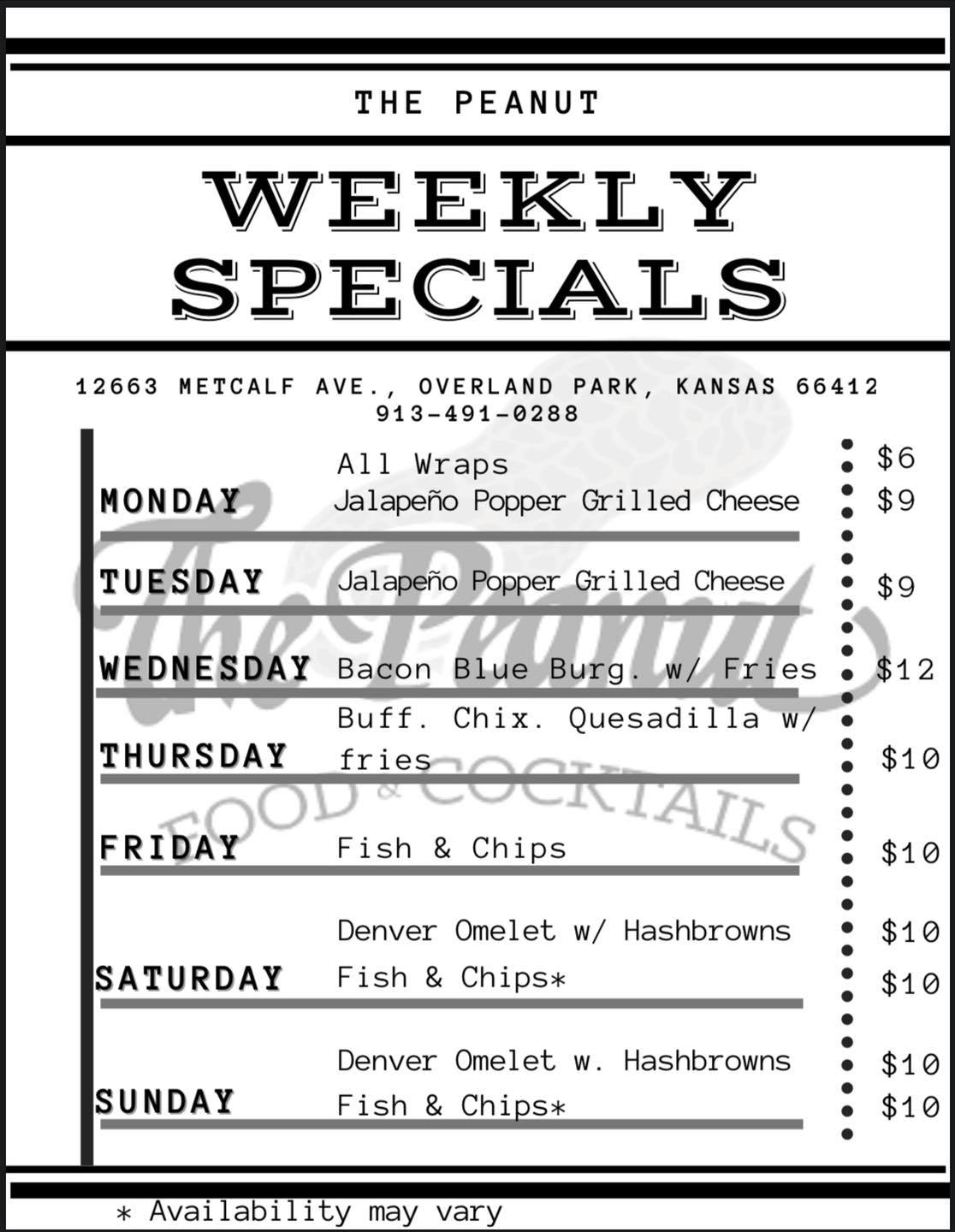 The peanut 12663 Metcalf Ave, Overland Park