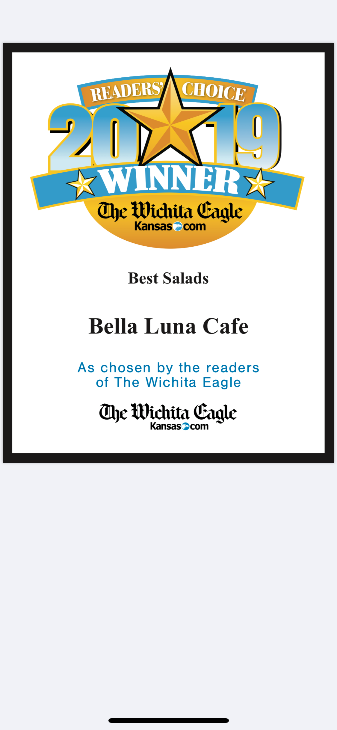 Bella Luna Cafe 2132 N Rock Rd #107, Wichita