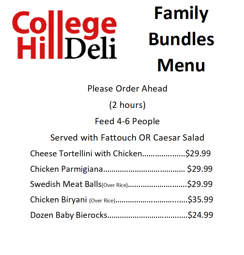 College Hill Deli & Catering 3407 E Douglas Ave, Wichita