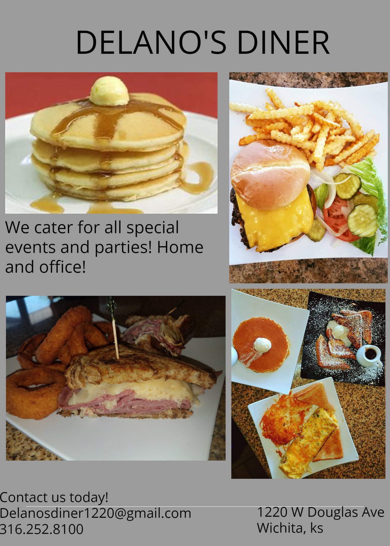 Delano's Diner 1220 W Douglas Ave, Wichita
