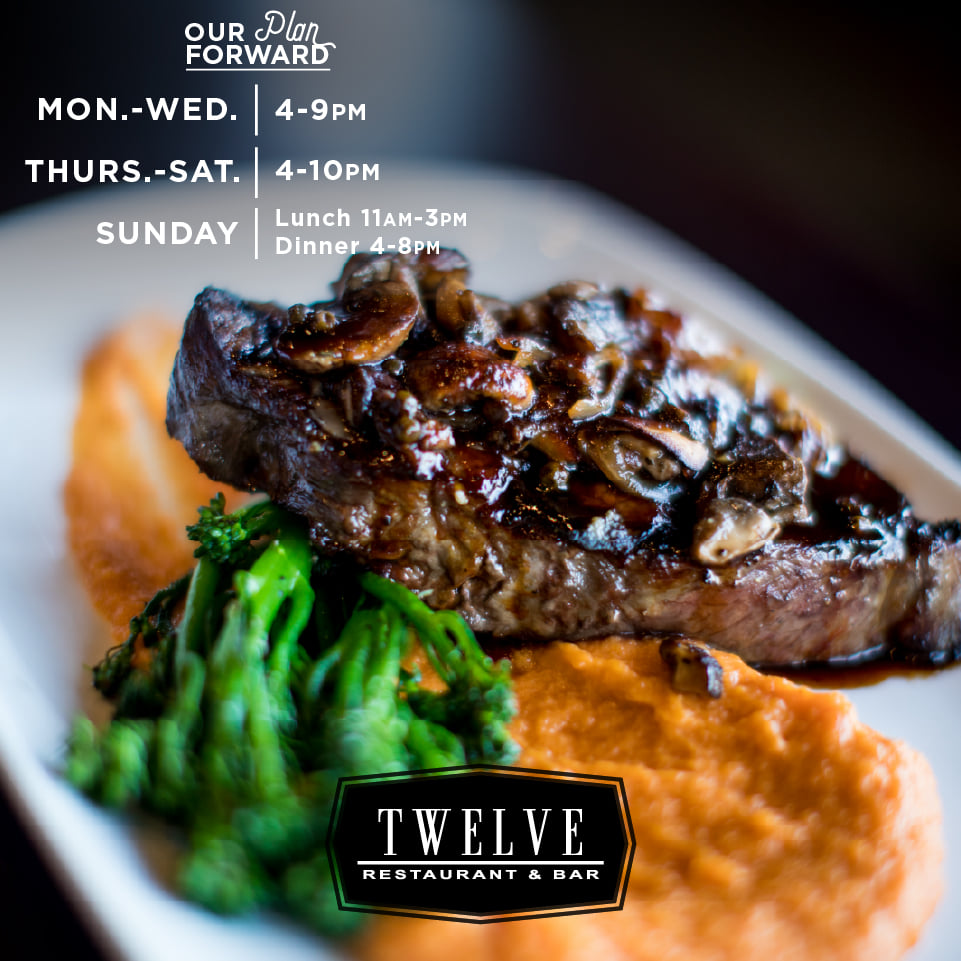 Twelve Restaurant & Bar 12111 W Maple St #121, Wichita
