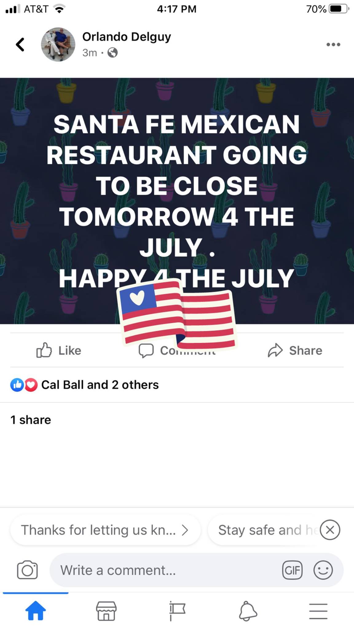 Photo credit: facebook