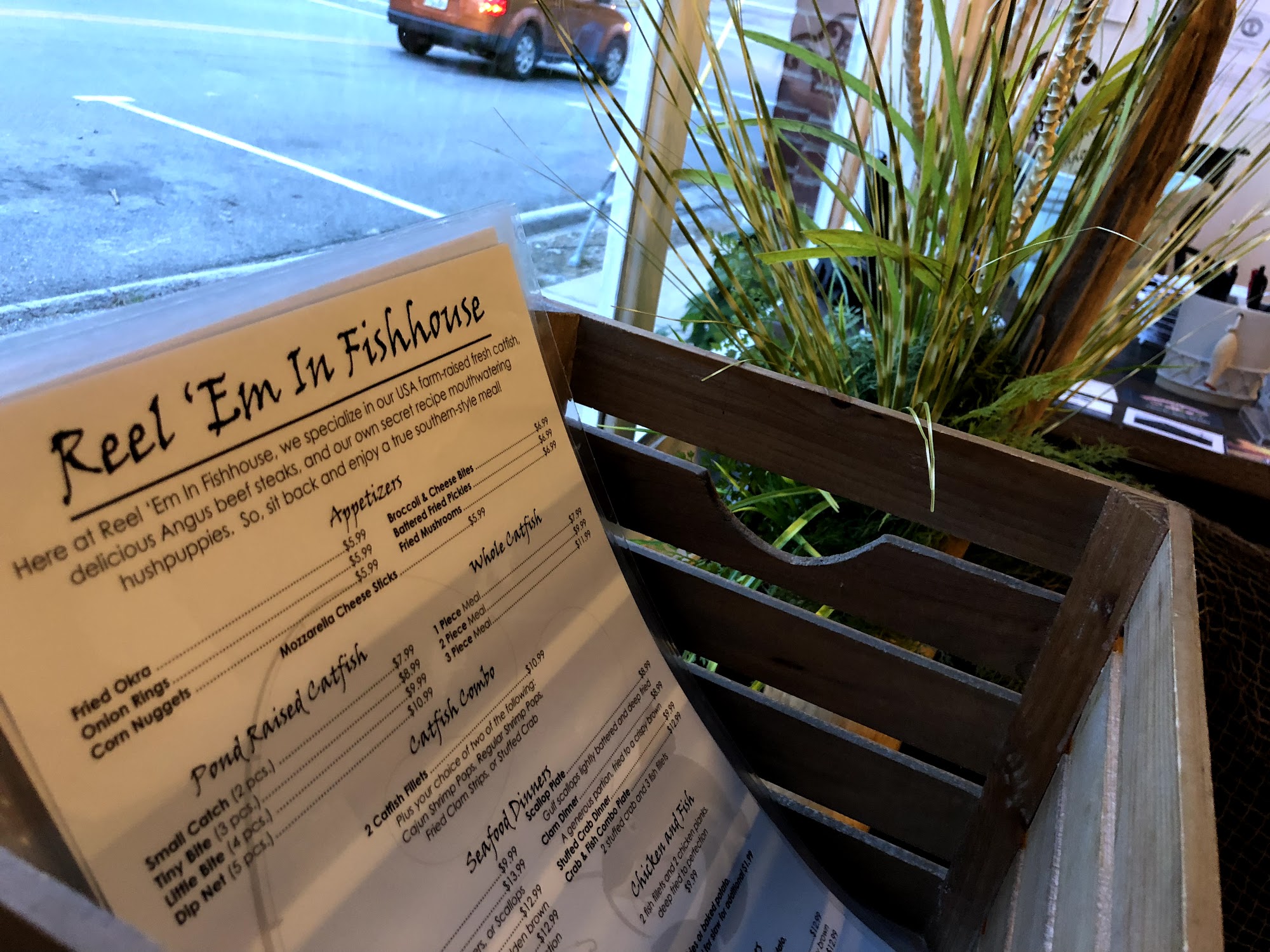 Reel 'Em In Fish House Menu