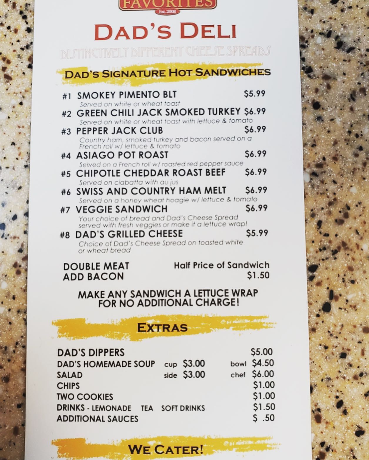 Dad's Favorites Deli 820 Lane Allen Rd # 148, Lexington