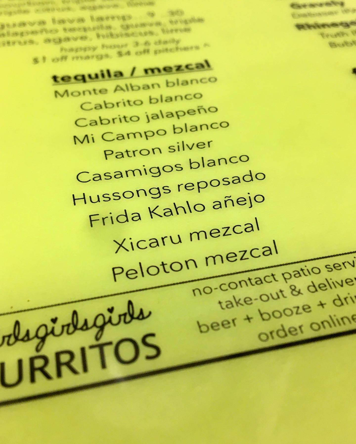 girlsgirlsgirls Burritos 395 S Limestone #150, Lexington