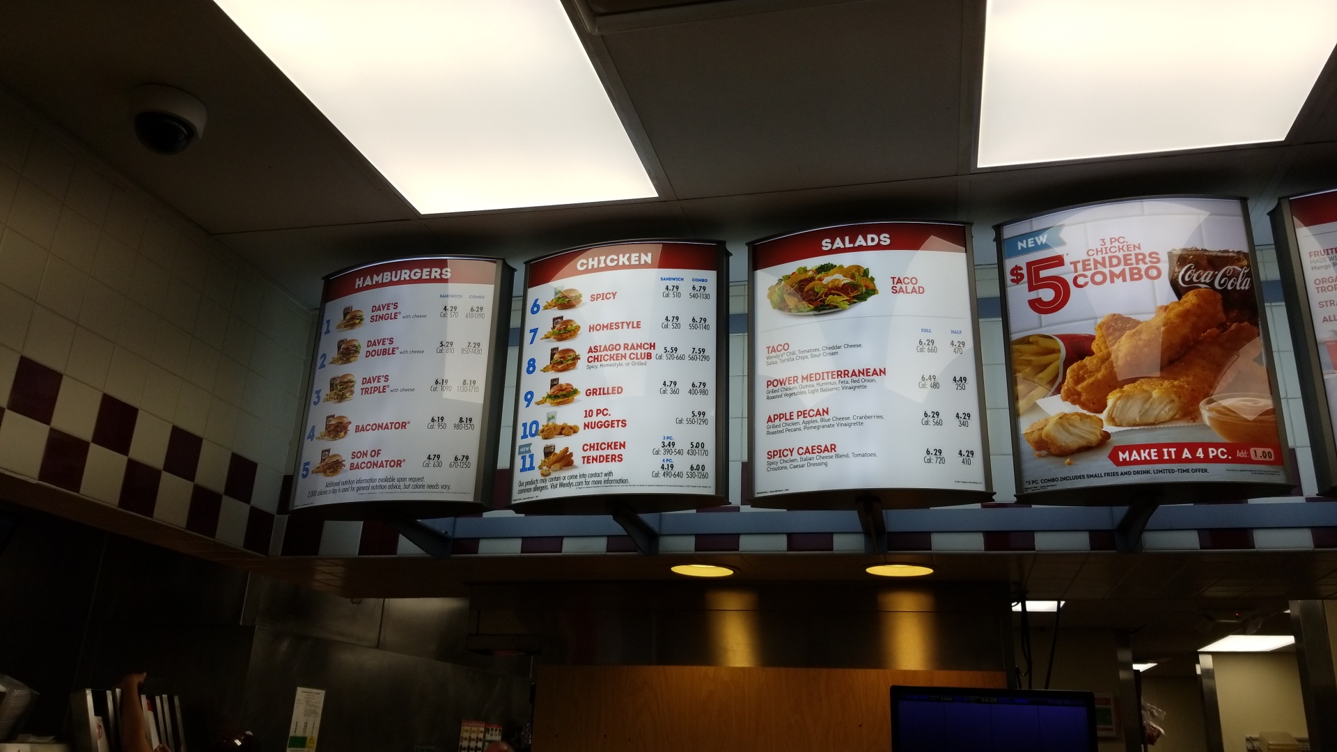 Wendy's Menu