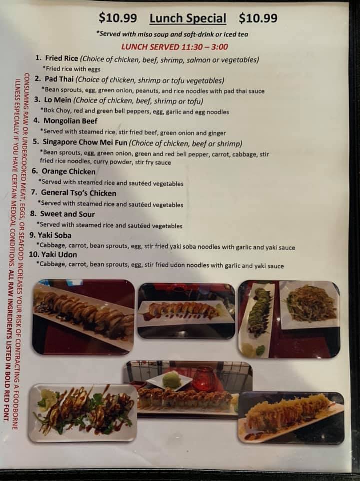 Aji Sushi and Asian Cuisine 5610 Outer Loop, Louisville