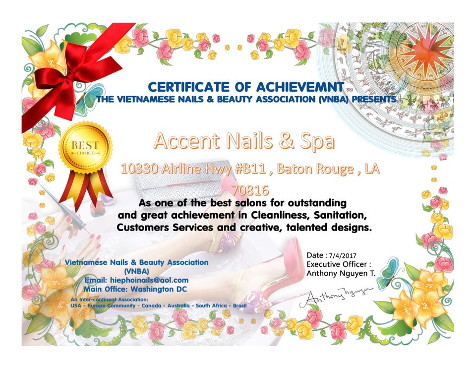 Accent Nails & Spa, LLC.
