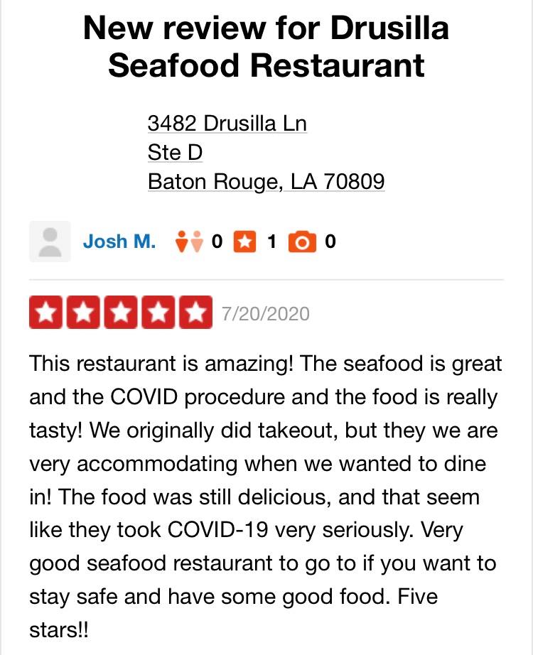 Drusilla Seafood Restaurant 3482 Drusilla Ln D, Baton Rouge