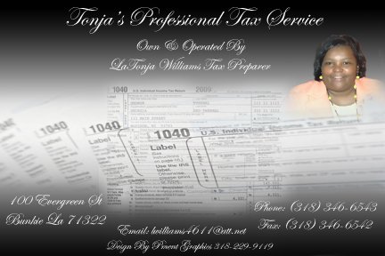 T's Taxation Services 100 Evergreen St, Bunkie Louisiana 71322