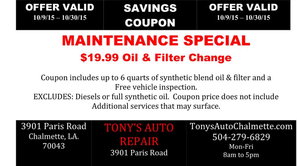 Tony's Auto Repair