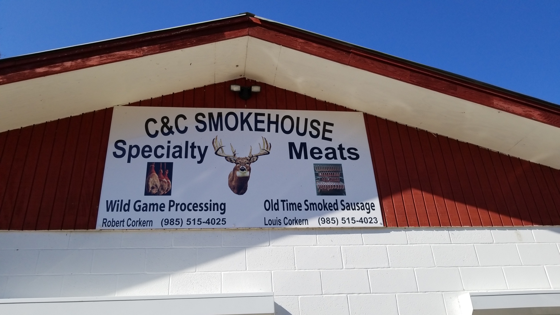 C & C Smokehouse Menu