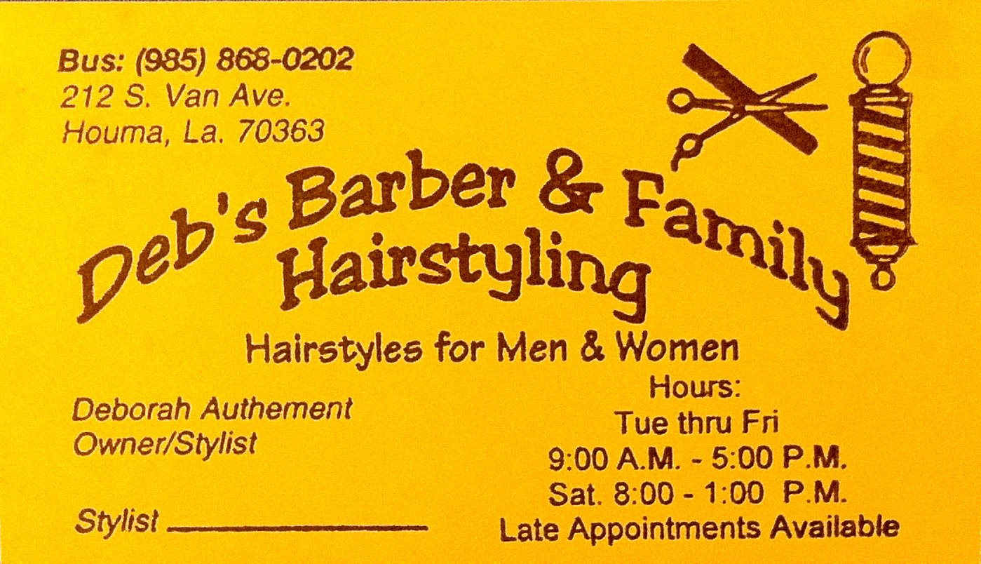 Deb's Barber & Family Hair Salon