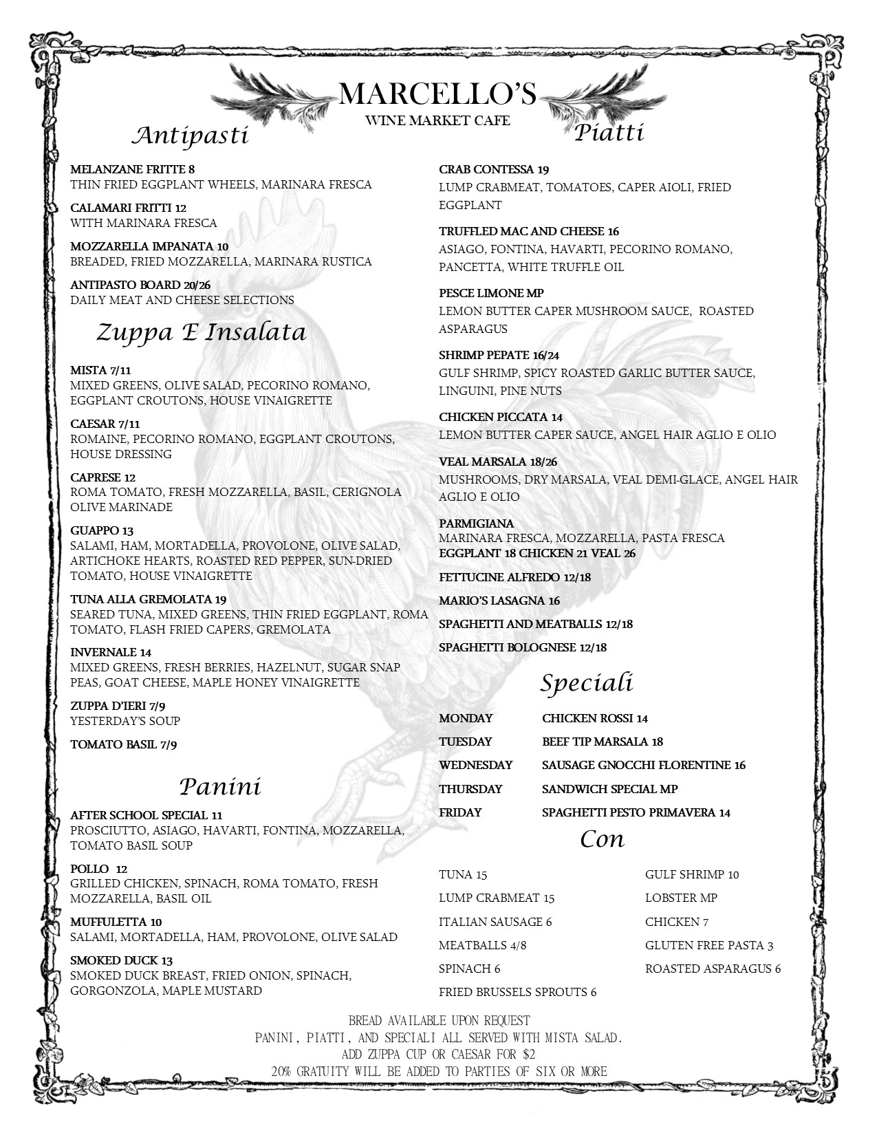 Marcello's 340, 3859, Kaliste Saloom Rd C, Lafayette
