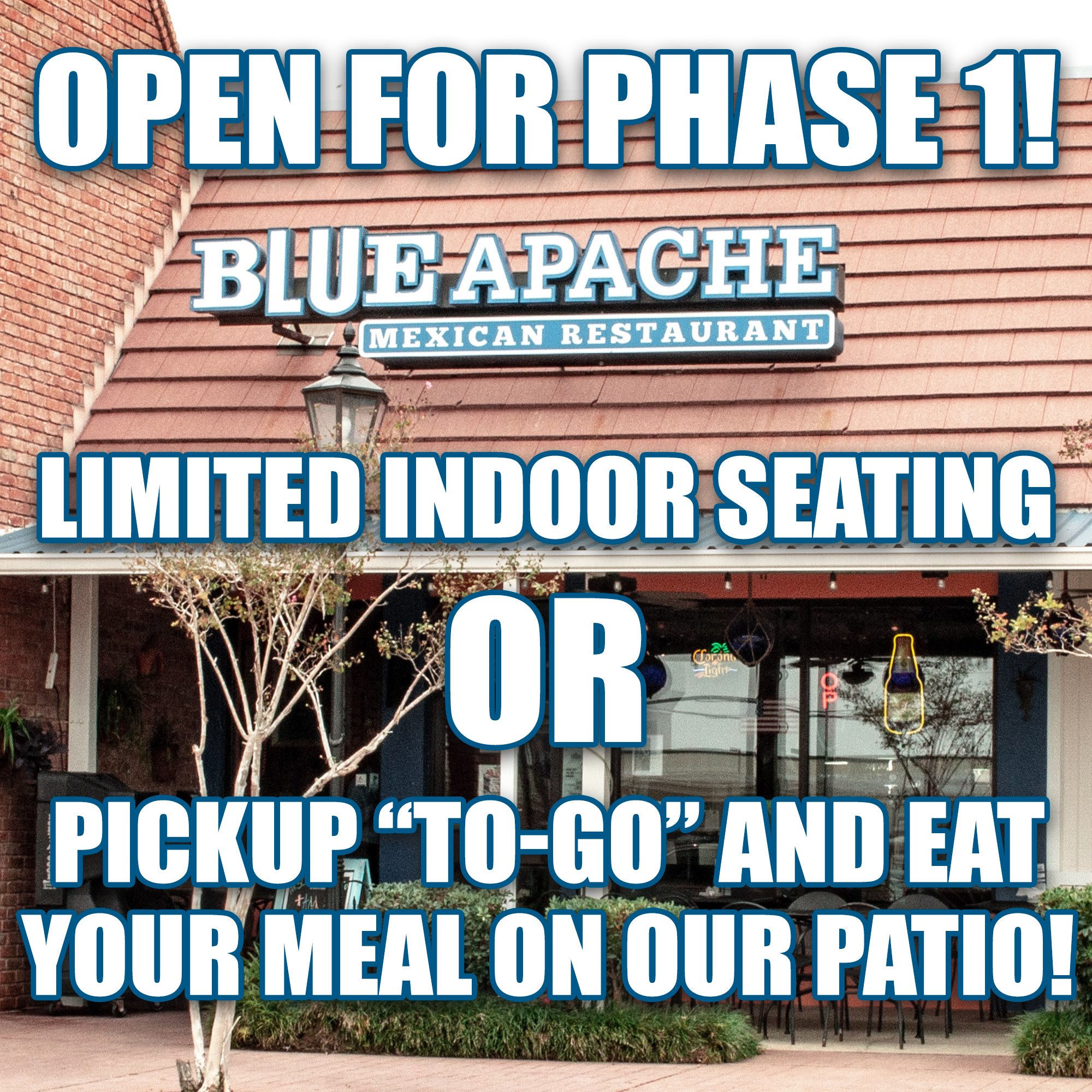 Blue Apache | Mexican Restaurant 3558 W Pinhook Rd, Lafayette