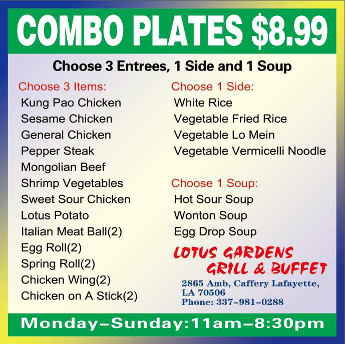 Lotus Garden Restaurant 2865 Ambassador Caffery Pkwy, Lafayette