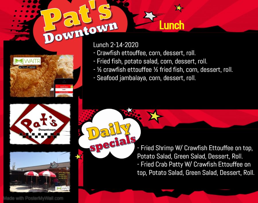 Pat's Downtown 107 E Main St, Lafayette