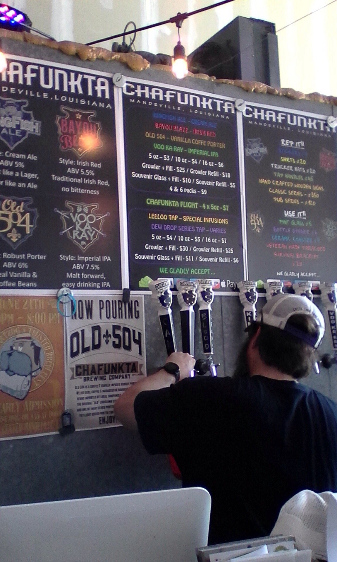 Chafunkta Brewing Company Menu