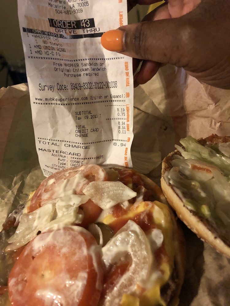 Burger King 916 Veterans Memorial Blvd, Metairie