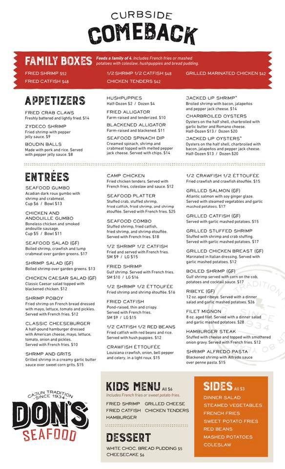 Don's Seafood Metairie 4801 Veterans Memorial Blvd, Metairie
