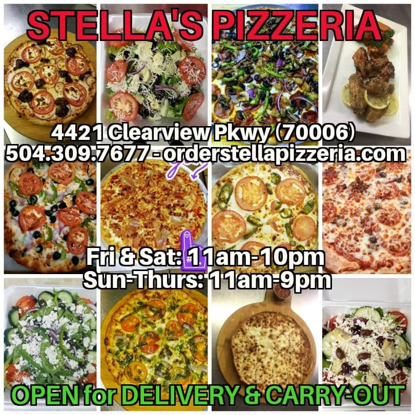 Stella Pizzeria & Restaurant 4421 Clearview Pkwy, Metairie