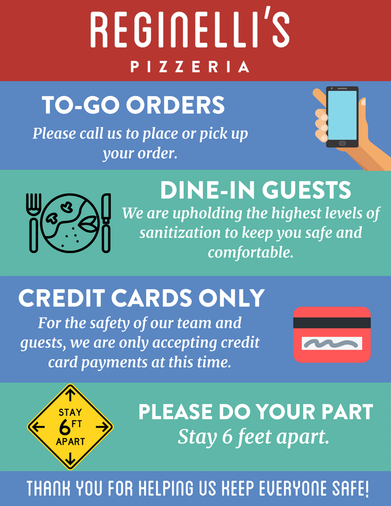 Reginelli's Pizzeria 4529 Clearview Pkwy, Metairie