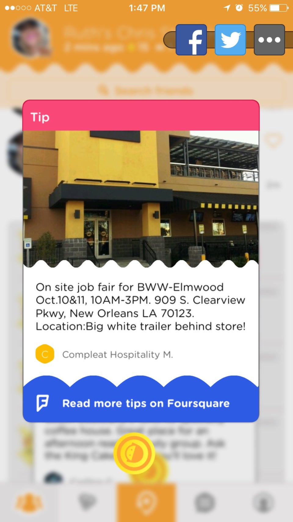 Photo credit: foursquare