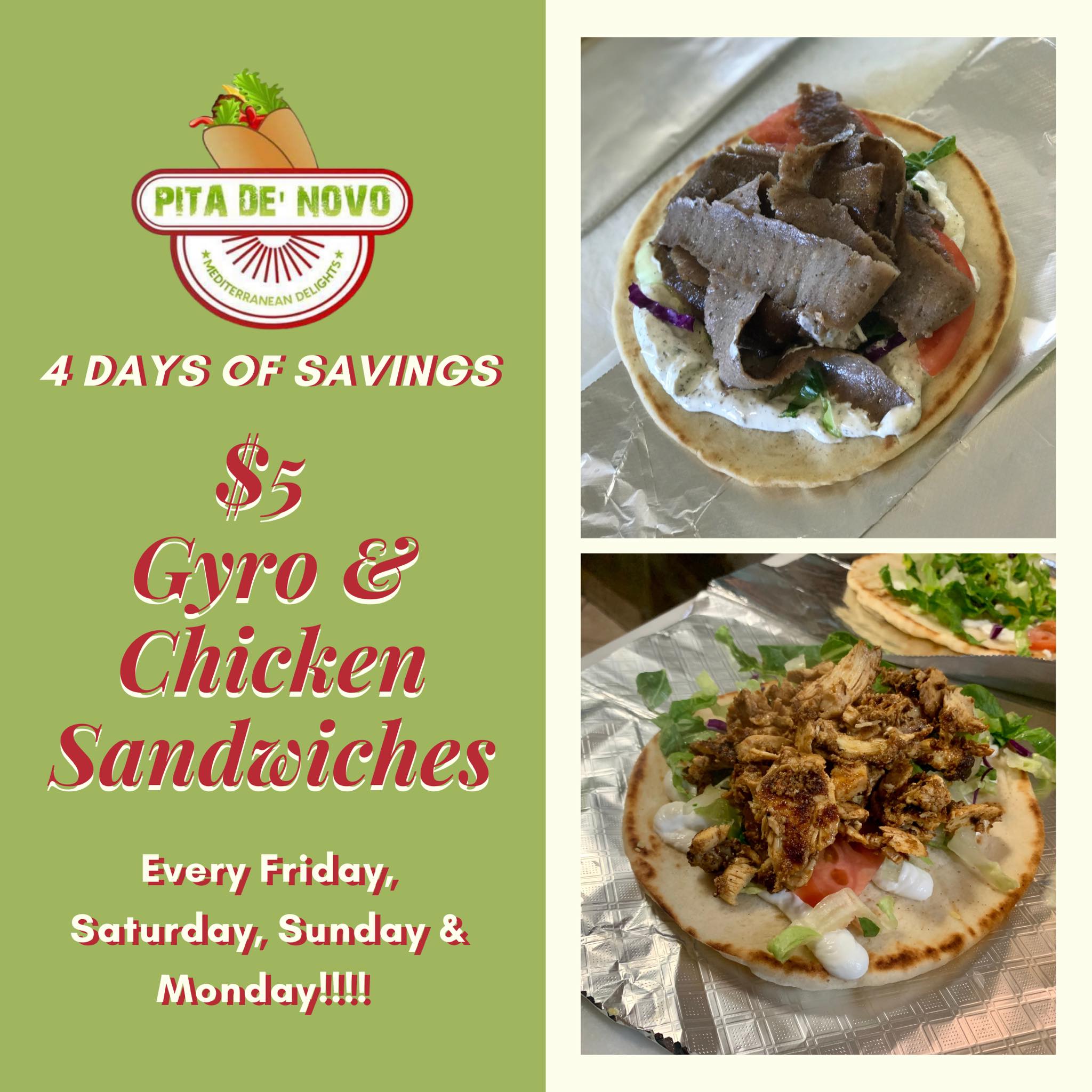 Pita De' Novo 8510 Youree Dr, Shreveport