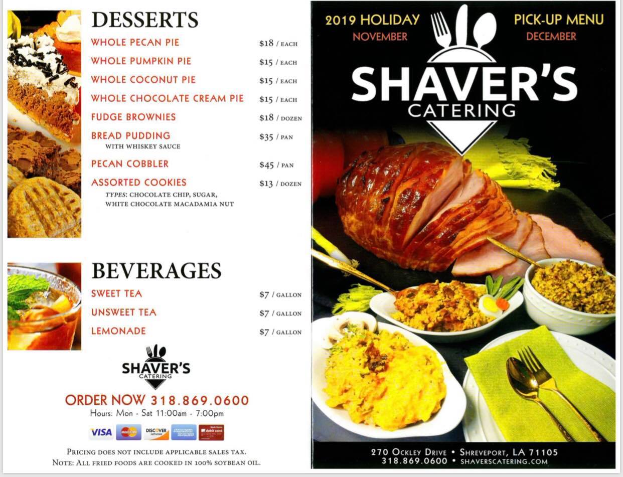 Shaver's Catering 270 Ockley Dr, Shreveport
