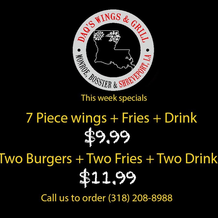 Daq's Wings & Grill Shreveport 1935 Southern Loop, Shreveport