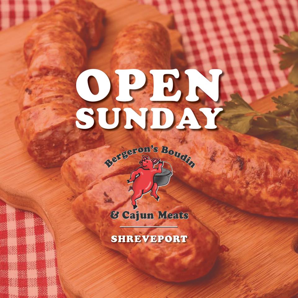 Bergeron's Boudin & Cajun Meats 7805 E Kings Hwy #2701, Shreveport