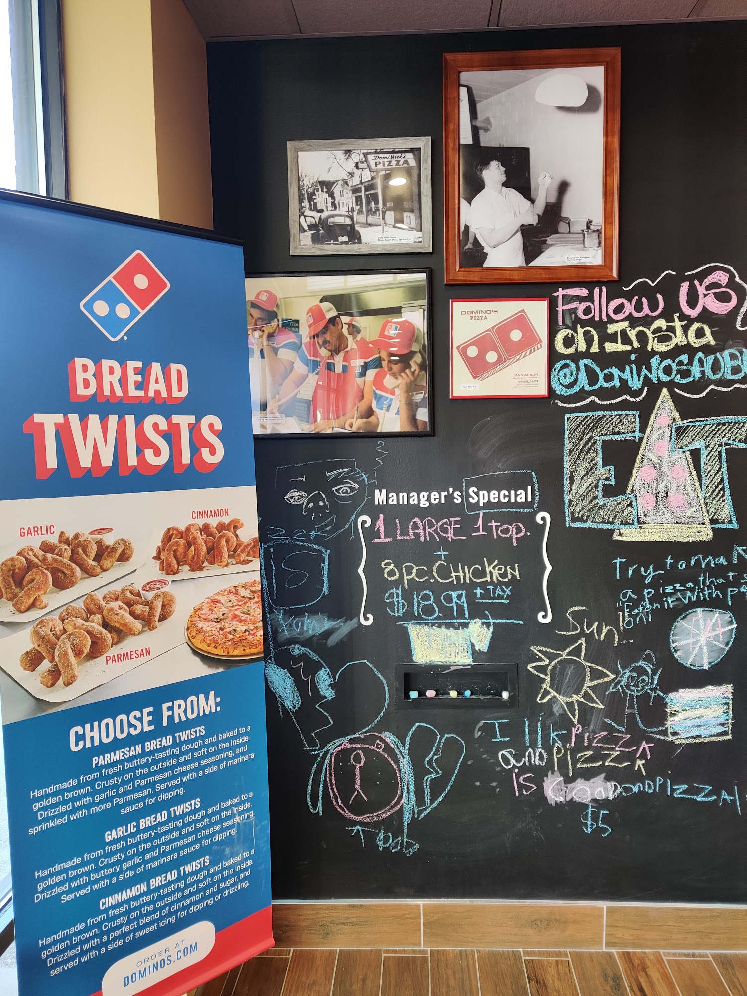 Domino's Pizza Menu