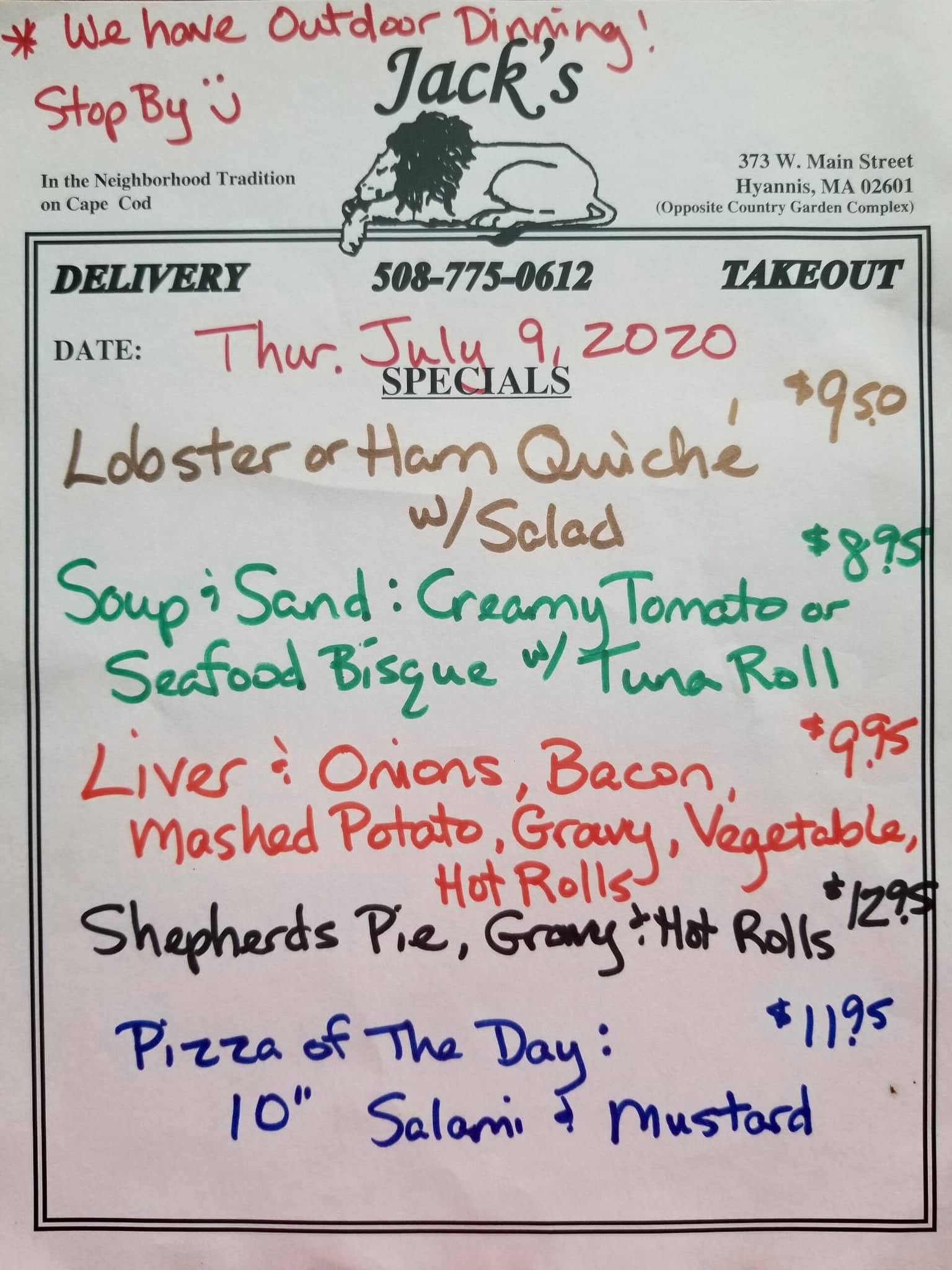 Jack's Lounge 373 W Main St, Hyannis