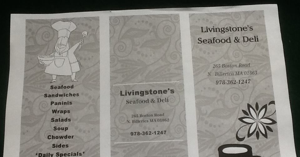 Livingstone's Seafood and Deli 265 Boston Rd, North Billerica