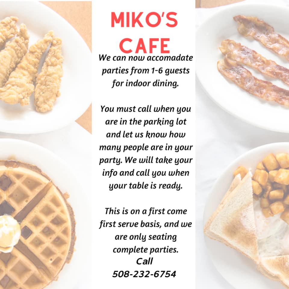 Miko's Cafe Menu