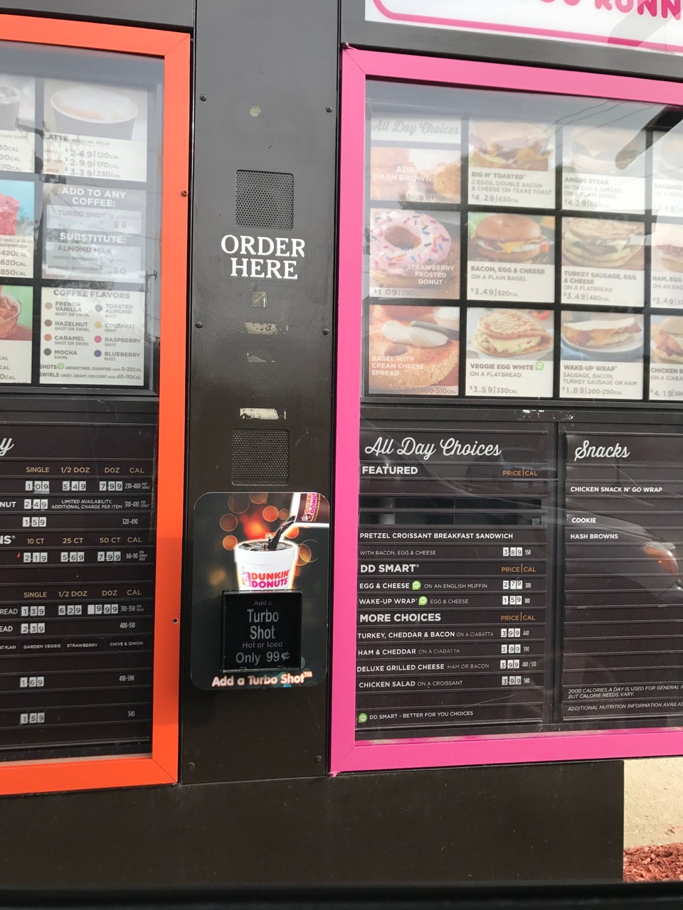 Dunkin' Menu