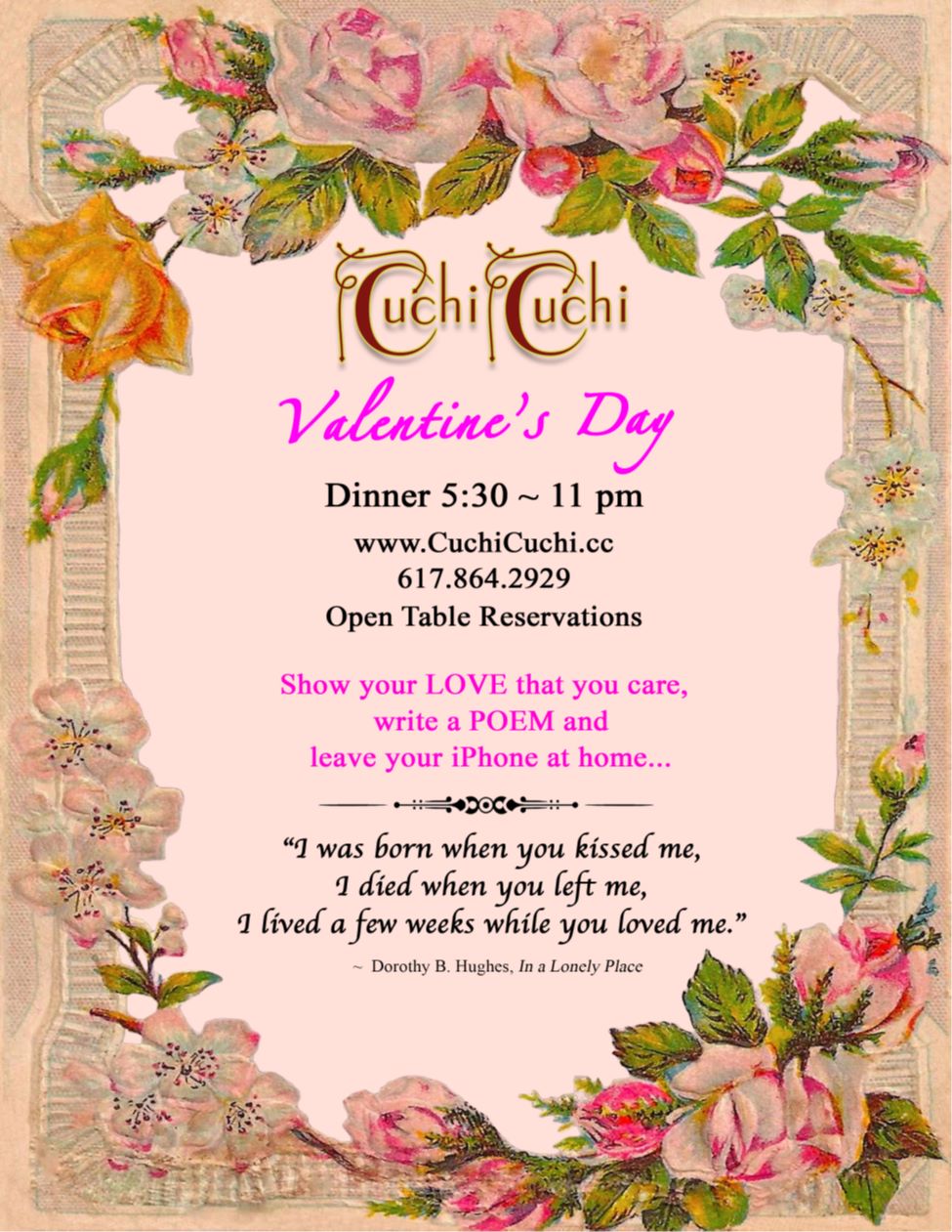 Cuchi Cuchi 795 Main St, Cambridge
