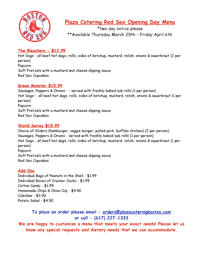 Plaza Catering 157 6th St, Cambridge