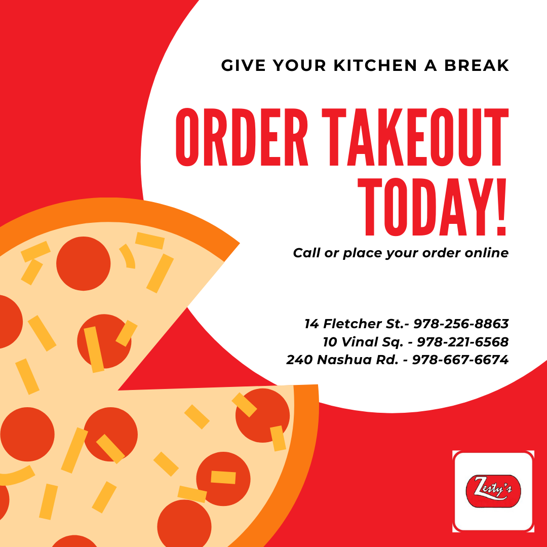 Zesty's Pizza 14 Fletcher St, Chelmsford